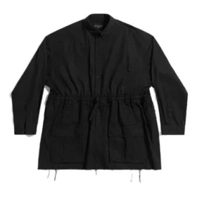 23SS Asymmetry Deconstructed Shirt «Black» 720102TNP041000