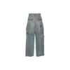 24SS 2-Wege-Denim-Cargo-Hose mit Reissverschluss «Blue» 773759TPW534868