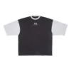 3/4-Ärmel-Logo-T-Shirt «Washed Black Heather Grey» 699190TMVC81208