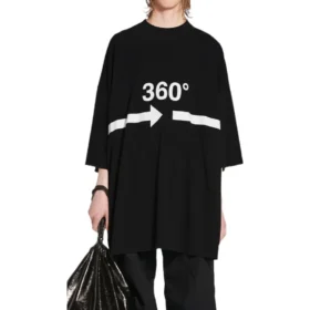 360 Tubular T-Shirt Oversized «Black» 720501TNVD51070