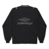 3B Football Langarm-T-Shirt mit V-Ausschnitt «Schwarz Anthrazit» 857085TTVQ61066