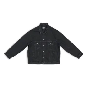 3B Sports Icon Denim-Jacke, weite Passform «Schwarz» 704298TBP471029