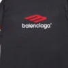 3B Sports Icon Langarm-T-Shirt Oversized «Schwarz Rot Weiss» 720250TPVD71470