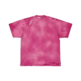 3B Sports Icon Repaired Oversized T-Shirt «Dark Fucshia» 704056TMVA50556
