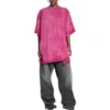 3B Sports Icon Repaired Oversized T-Shirt «Dark Fucshia» 704056TMVA50556