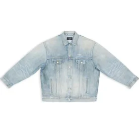 3B Sports Vintage-Denim-Jacke, weite Passform «Hellblau» 704299TJW798469