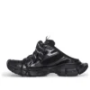 3XL Pantoletten «Black Mesh and Polyurethane» 742672W3XL11010