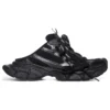 3XL Pantoletten «Black Mesh and Polyurethane» 742672W3XL11010