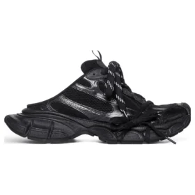 3XL Pantoletten «Black Mesh and Polyurethane» 742672W3XL11010