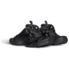3XL Pantoletten «Black Mesh and Polyurethane» 742672W3XL11010