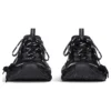 3XL Pantoletten «Black Mesh and Polyurethane» 742672W3XL11010