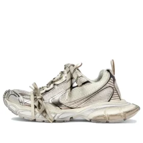 3XL-Sneaker «Beige Mesh und Polyurethan» 734731W3XL59110
