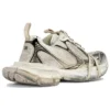 3XL-Sneaker «Beige Mesh und Polyurethan» 734731W3XL59110