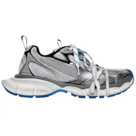 3XL Sneaker «Grau, Weiss und Blau – Mesh und Polyurethan» 734734W3XL51214