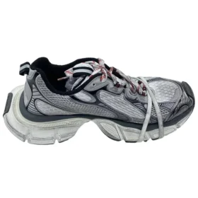 3XL-Sneaker «Grau, Weiss und Rot – Mesh und Polyurethan» 734734W3XL51219