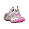 3XL-Sneaker «Weiss, Grau und Pink, Mesh und Polyurethan» 734731W3XL59050