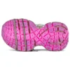 3XL-Sneaker «Weiss, Grau und Pink, Mesh und Polyurethan» 734731W3XL59050