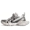 3XL-Sneaker «Weiss und Schwarz, Mesh und Polyurethan» 734731W3XL49710