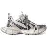 3XL-Sneaker «Weiss und Schwarz, Mesh und Polyurethan» 734734W3XL49710