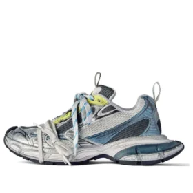 3XL-Sneaker «White Blue Yellow Mesh» 734734W3XL59047