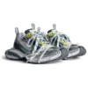 3XL-Sneaker «White Blue Yellow Mesh» 734734W3XL59047