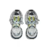 3XL-Sneaker «White Blue Yellow Mesh» 734734W3XL59047
