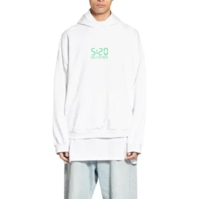 5:20 Grafik-Hoodie «White Green» 674986TMVL69164