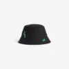 520-Stickers-Bucket-Hat für Damen in Schwarz