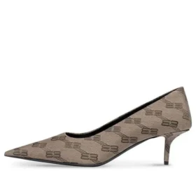 60 mm Square Knife BB Monogram Pumps «Tan» 707353W2I103020