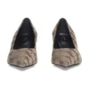 60 mm Square Knife BB Monogram Pumps «Tan» 707353W2I103020