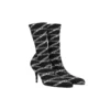 80 mm Monogram-Logo-Stiefel aus Spandex «Black» 549784W1P601264