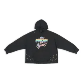 90/10 Hoodies Wide Fit «Washed Black» 674986TMVH41055