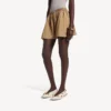 A-Linien-Boxershorts für Damen in Sandbeige
