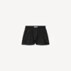 A-Linien-Boxershorts für Damen in Schwarz
