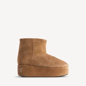 Alaska-Plateau-Stiefeletten für Damen in Braun/Weiss