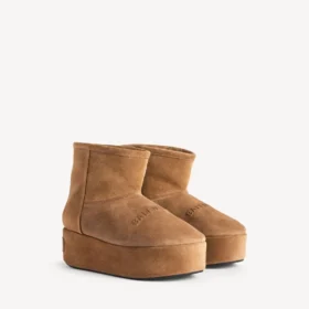 Alaska-Plateau-Stiefeletten für Damen in Braun/Weiss
