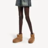 Alaska-Plateau-Stiefeletten für Damen in Braun/Weiss