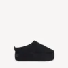 Alaska Soft Plateau-Pantolette für Damen in Schwarz