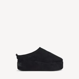 Alaska Soft Plateau-Pantolette für Damen in Schwarz