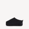Alaska Soft Plateau-Pantolette für Damen in Schwarz