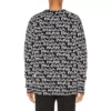 All Over Balenciaga Paris Intarsia-Pullover «Black White» 599826T31701070