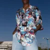 All Over Cities Minimal Shirt «Multicolor» 681813TML058470