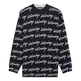 All-Over-Logo-Pullover «Black» 625984T31841070