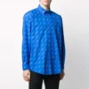 All-Over-Logo-Shirt «Blue White» 534333TBL967560