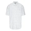 All-Over-Logo-Shirt «White Black» 534332TBL969040