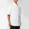 All-Over-Logo-Shirt «White Black» 534332TBL969040