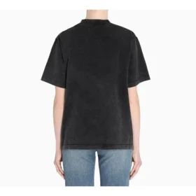 Alphabet-Logo-Print, Kurzarm, Unisex, Grau 594599THV851140