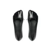 Anatomische Ballerinen «Schwarz, glänzend, weiches Schafsleder» 714260WBCW01000