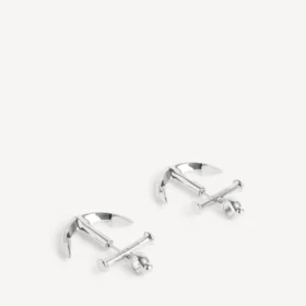 Anker-Ohrringe in Silber