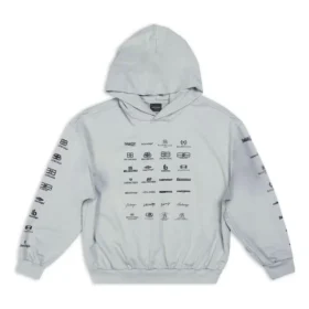 Archives Logos Hoodie «Light Grey» 726241TNVQ81342